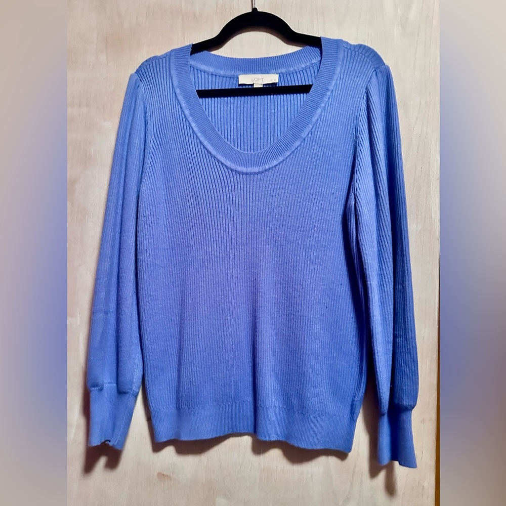 Loft Petite Cornflower Blue Sweater